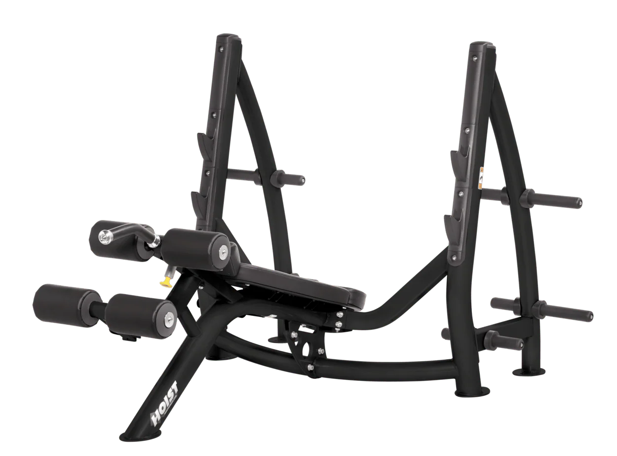 Hoist Fitness Olympic Decline Bench With Storage