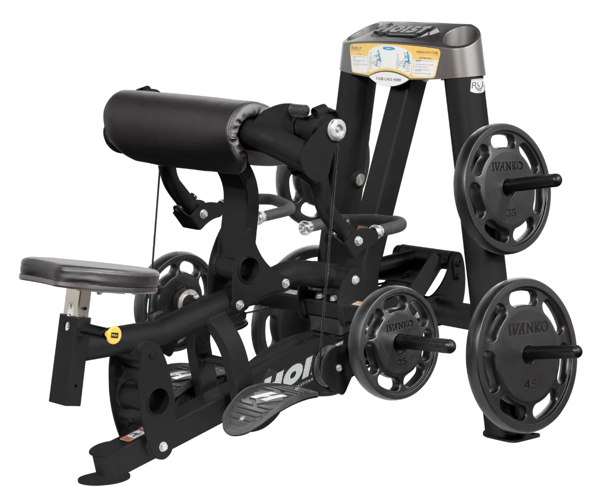 Hoist Roc-It Plate Loaded Biceps Curl