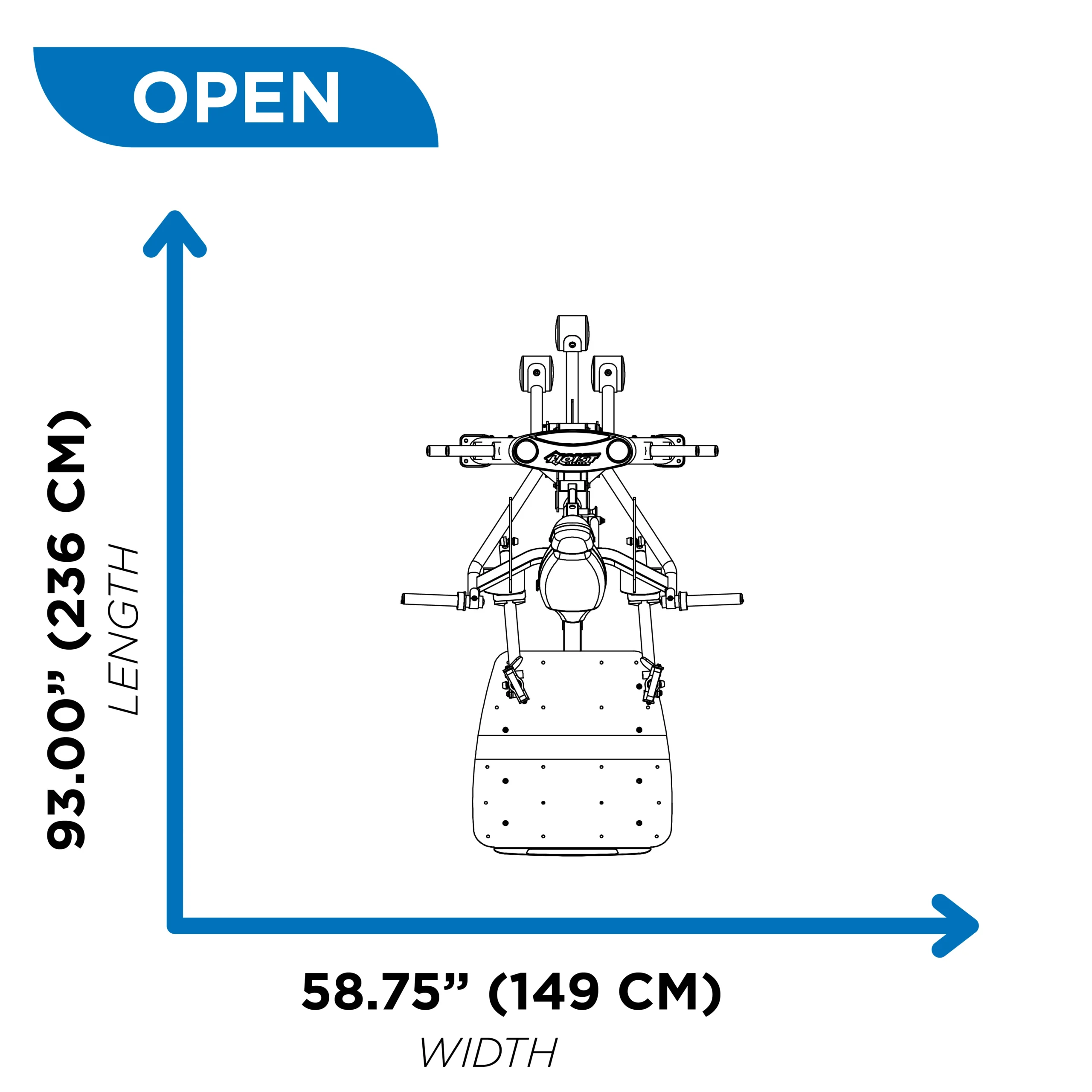 Hoist Roc-It Plate Loaded Hack Squat/Dead Lift/Shrug - Image 3