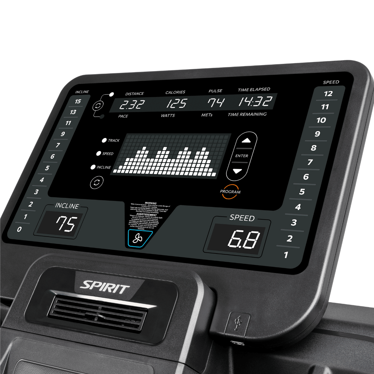 Spirit Ct800 Treadmill-Light Commerci - Image 8