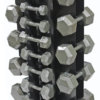Vertical 4-Tier Dumbbell Rack, Holds 13 Pairs (3-50 lbs). - Image 6