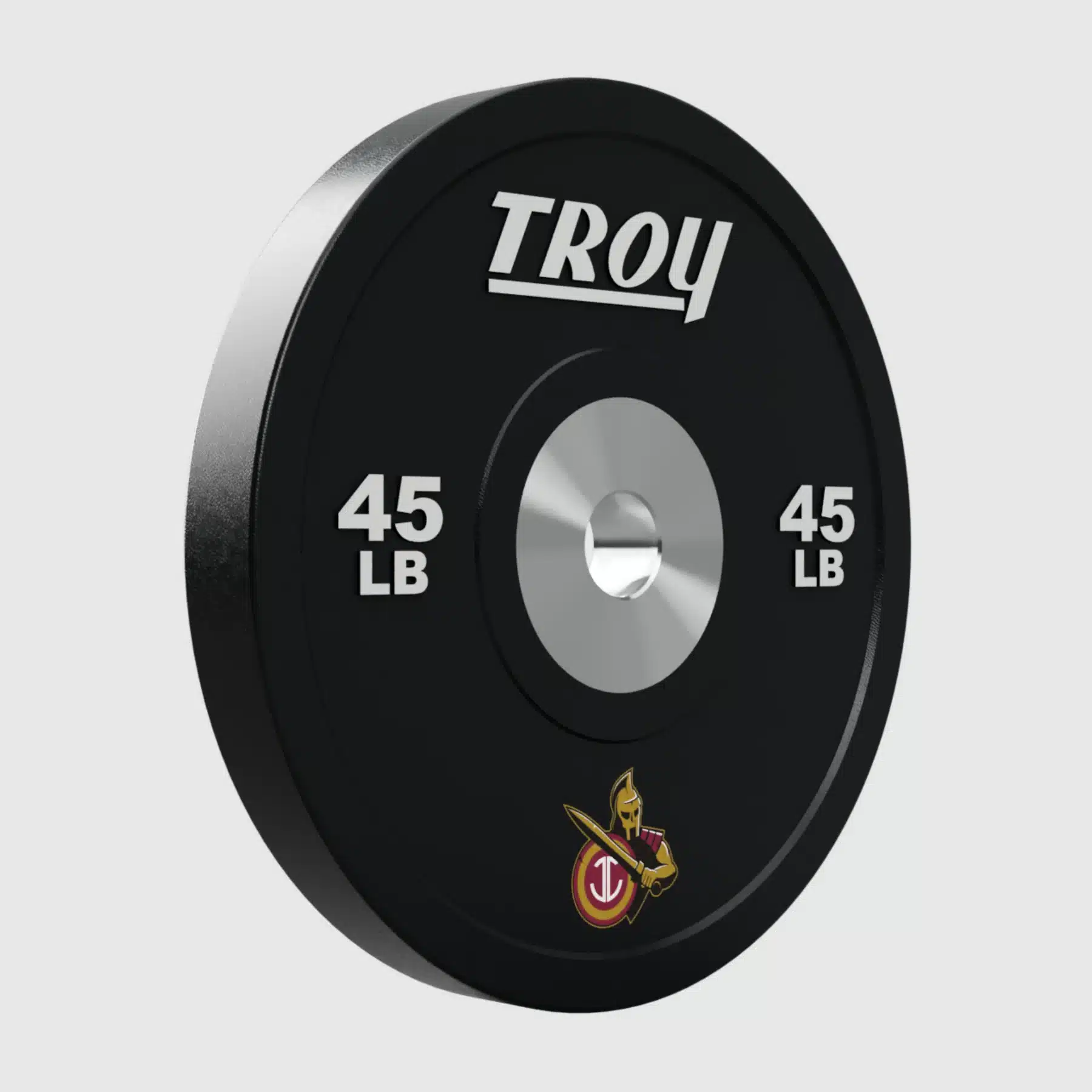 Troy Black Premium Bumper Plate - Logo - Image 5