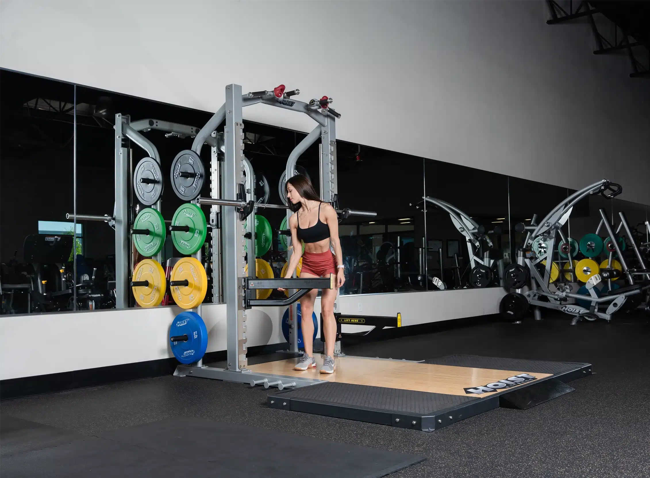 Hoist Fitness Commercial Half Rack - Image 9