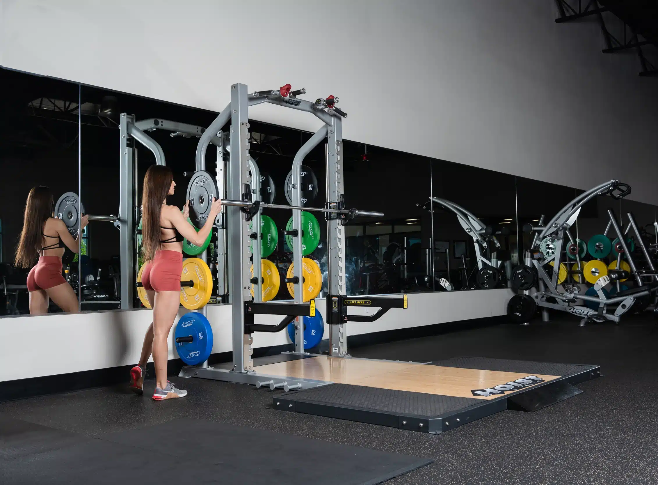 Hoist Fitness Commercial Half Rack - Image 7