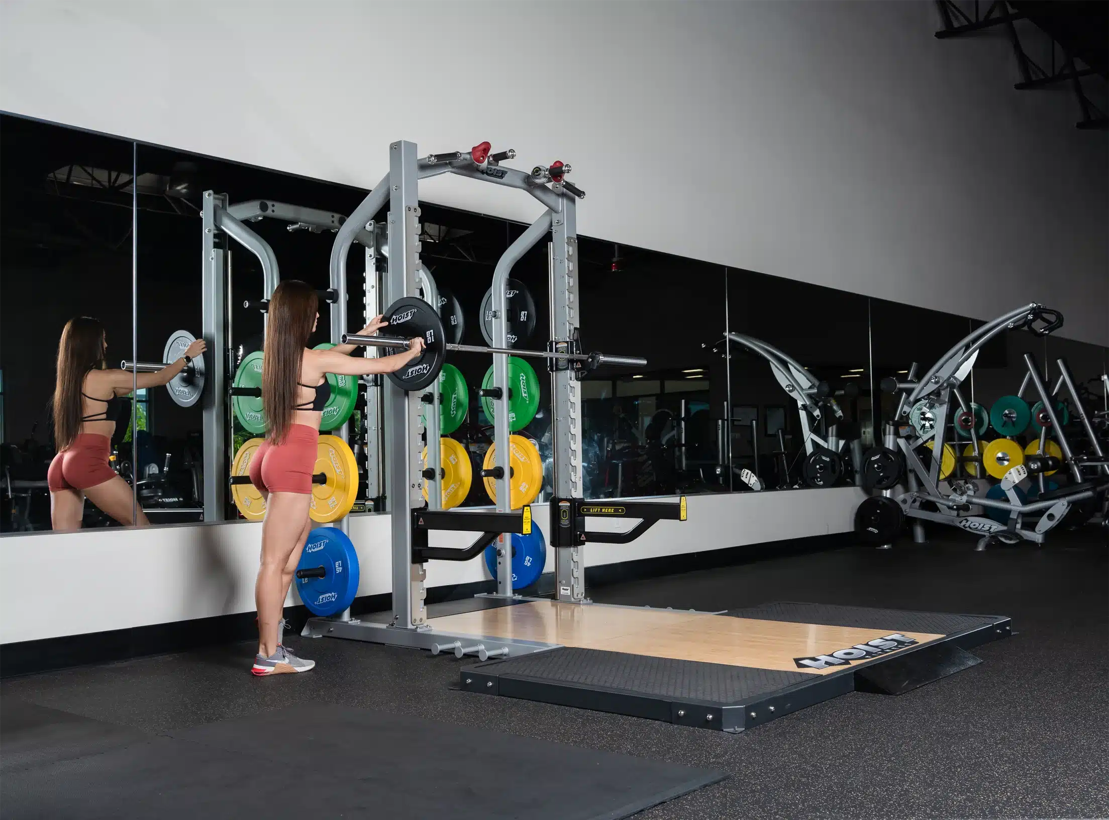 Hoist Fitness Commercial Half Rack - Image 6