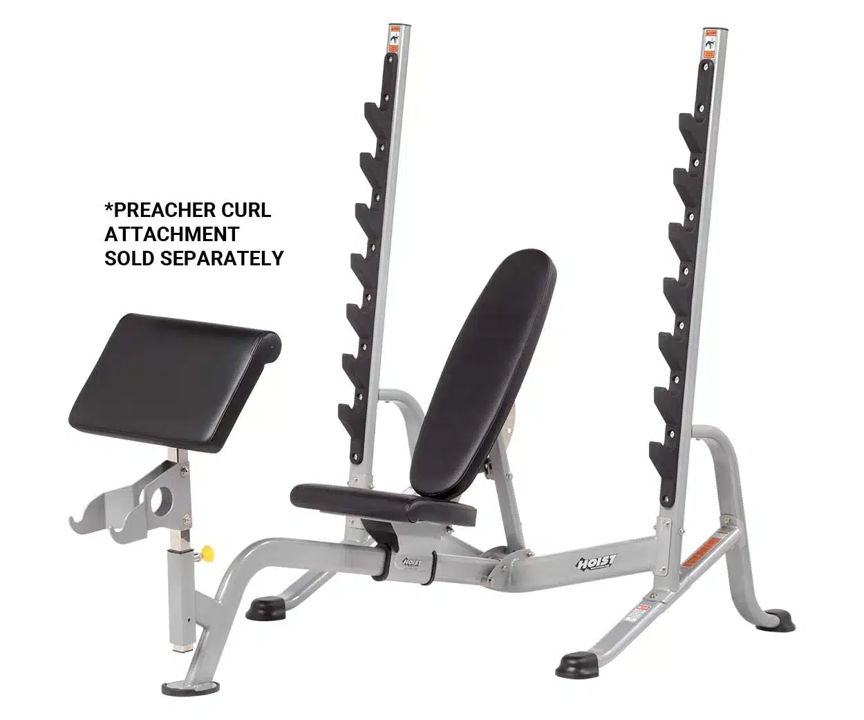 Hoist Fitness 7 Position F.I.D. Olympic Bench - Image 6