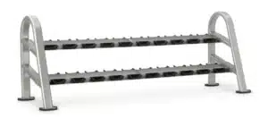 Core Health And Fitness Nautilus Instinct Dumbbell Rack 10-Pair/2 Tier