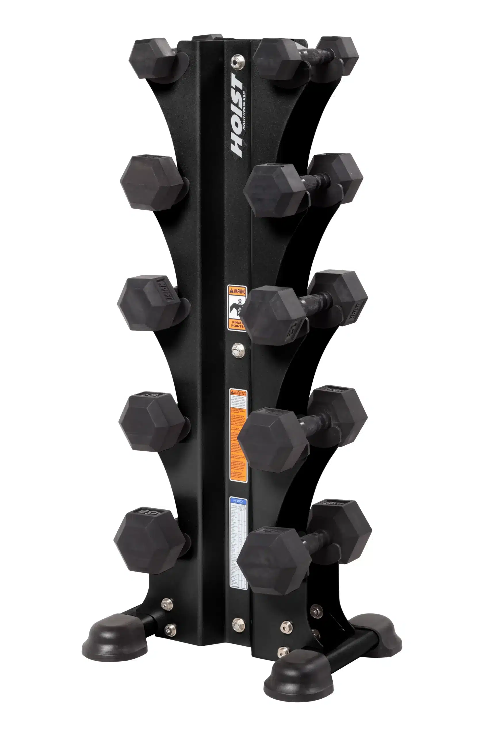 Hoist Fitness 5 Pair Vertical Dumbbell Rack (Dumbbells Not Included) - Image 2