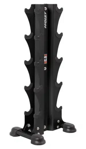 Hoist Fitness 5 Pair Vertical Dumbbell Rack (Dumbbells Not Included)