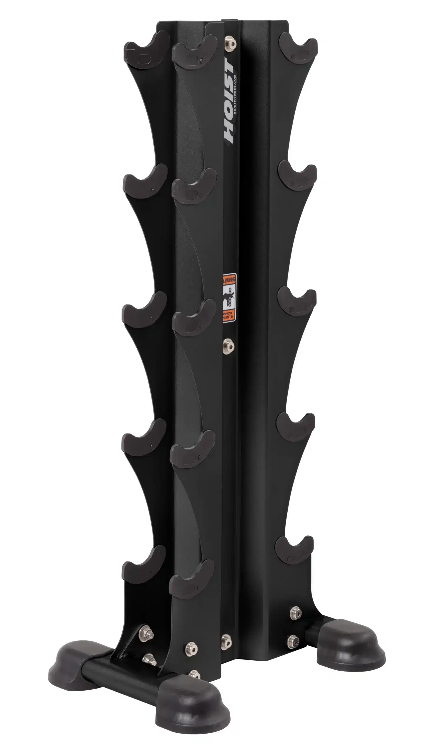 Hoist Fitness 5 Pair Vertical Dumbbell Rack (Dumbbells Not Included)