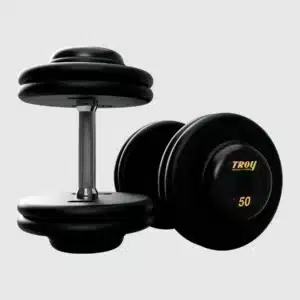 TROY Pro Style Dumbbells - Black Textured