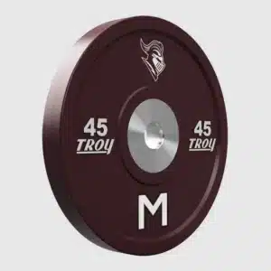 Troy Premium Rubber Bumper Plate - Dual Logo