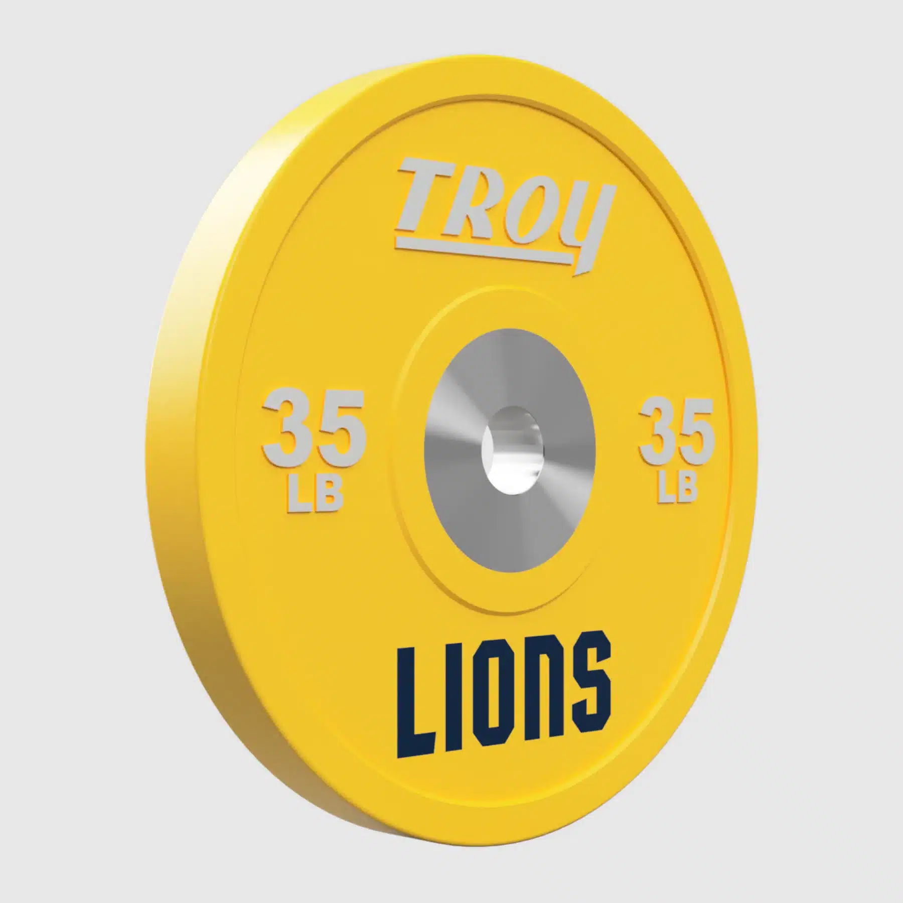 Troy Premium Rubber Bumper Plate - Logo - Image 2
