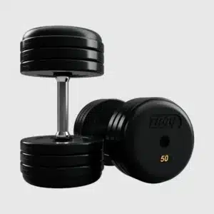 TROY Pro Style Dumbbells - Rubber Encased RUFD-005-050R