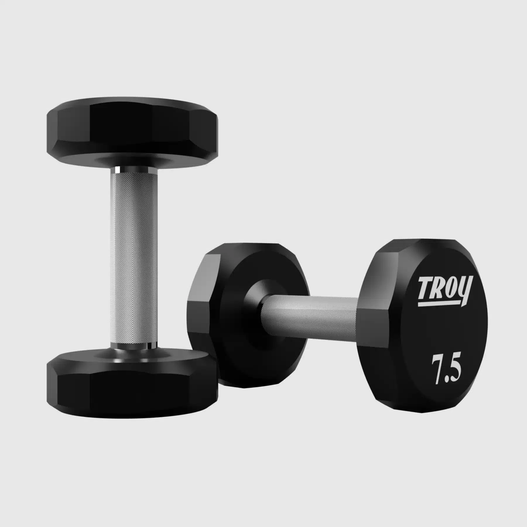 Troy 12 Sided Urethane Dumbbell - Image 2
