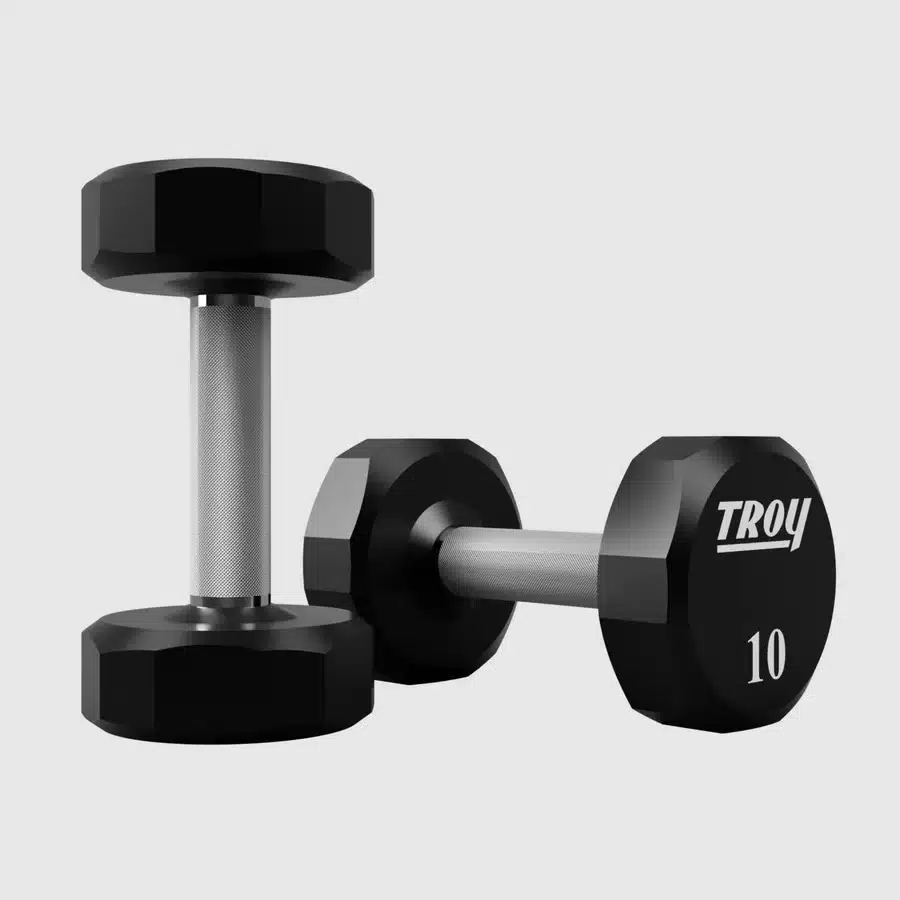 Troy 12 Sided Urethane Dumbbell - Image 3