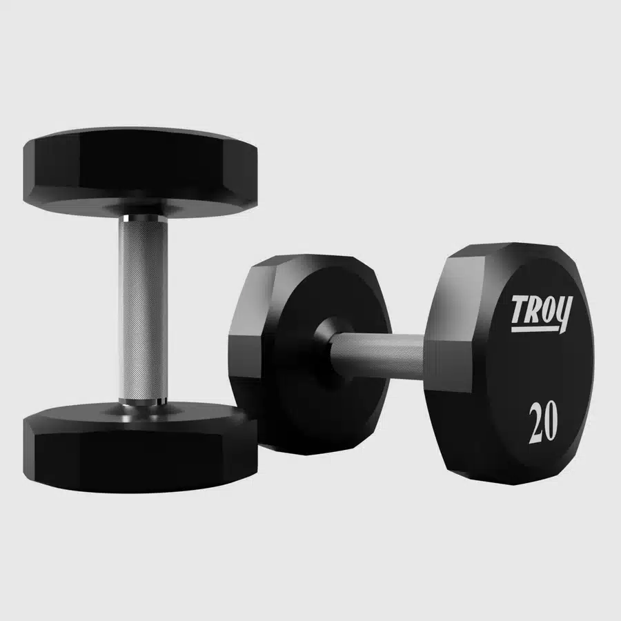 Troy 12 Sided Urethane Dumbbell - Image 5