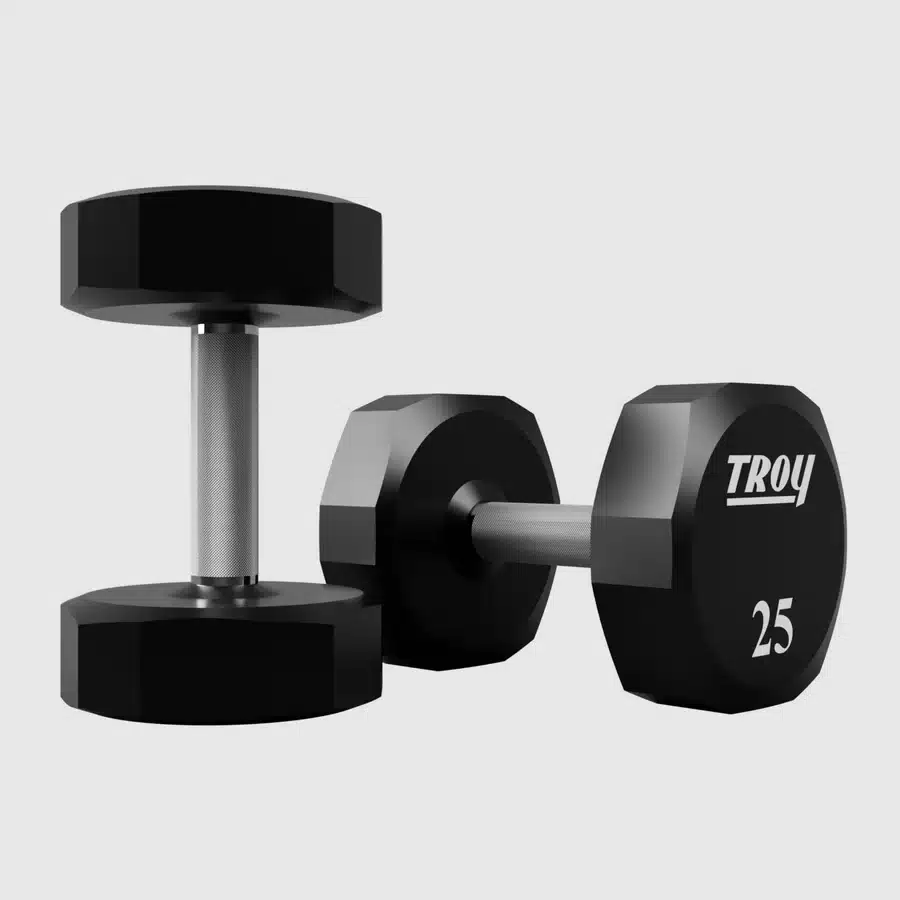 Troy 12 Sided Urethane Dumbbell - Image 6