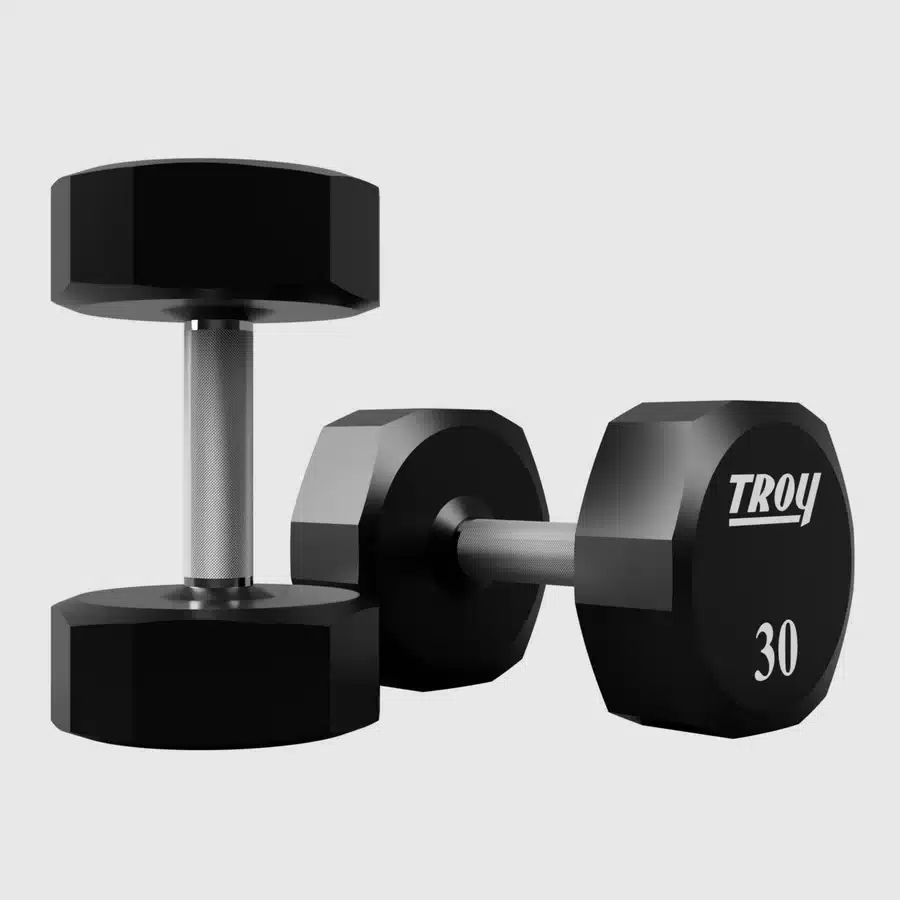 Troy 12 Sided Urethane Dumbbell - Image 7