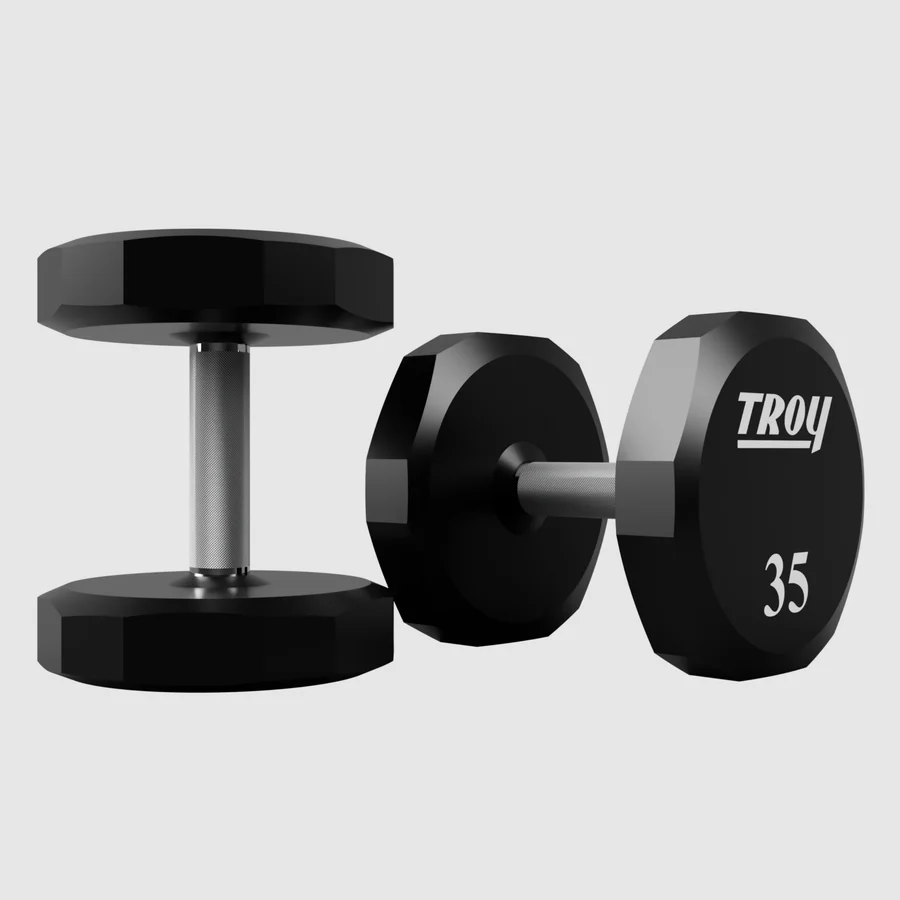 Troy 12 Sided Urethane Dumbbell - Image 8