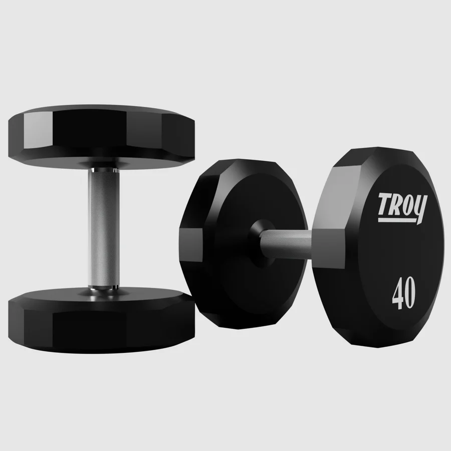 Troy 12 Sided Urethane Dumbbell - Image 9