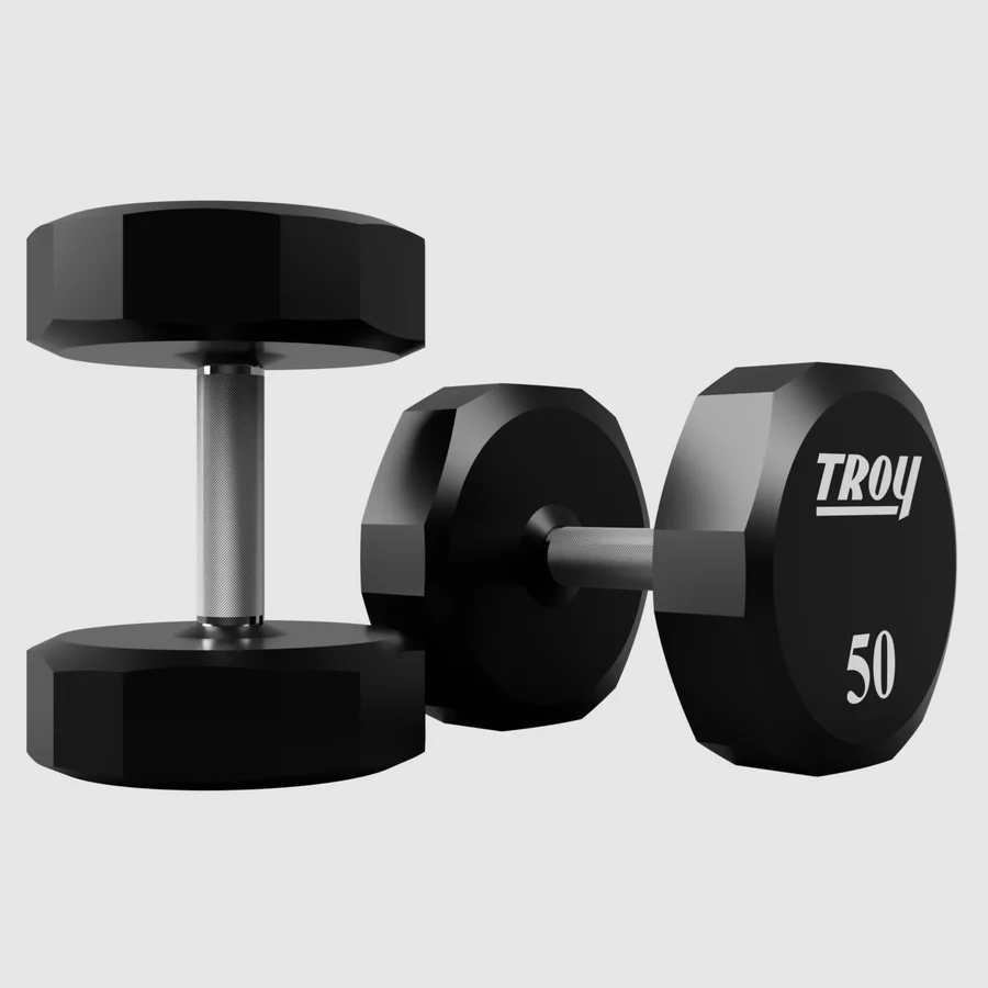 Troy 12 Sided Urethane Dumbbell - Image 11