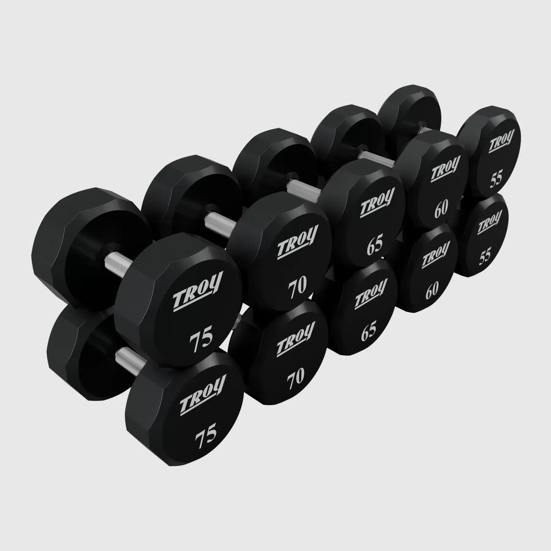 Troy 12 Sided Urethane Dumbbell - Image 33