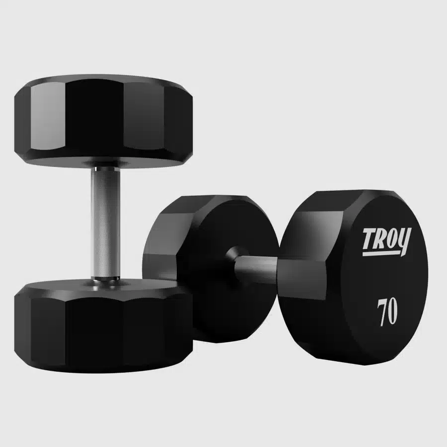 Troy 12 Sided Urethane Dumbbell - Image 15