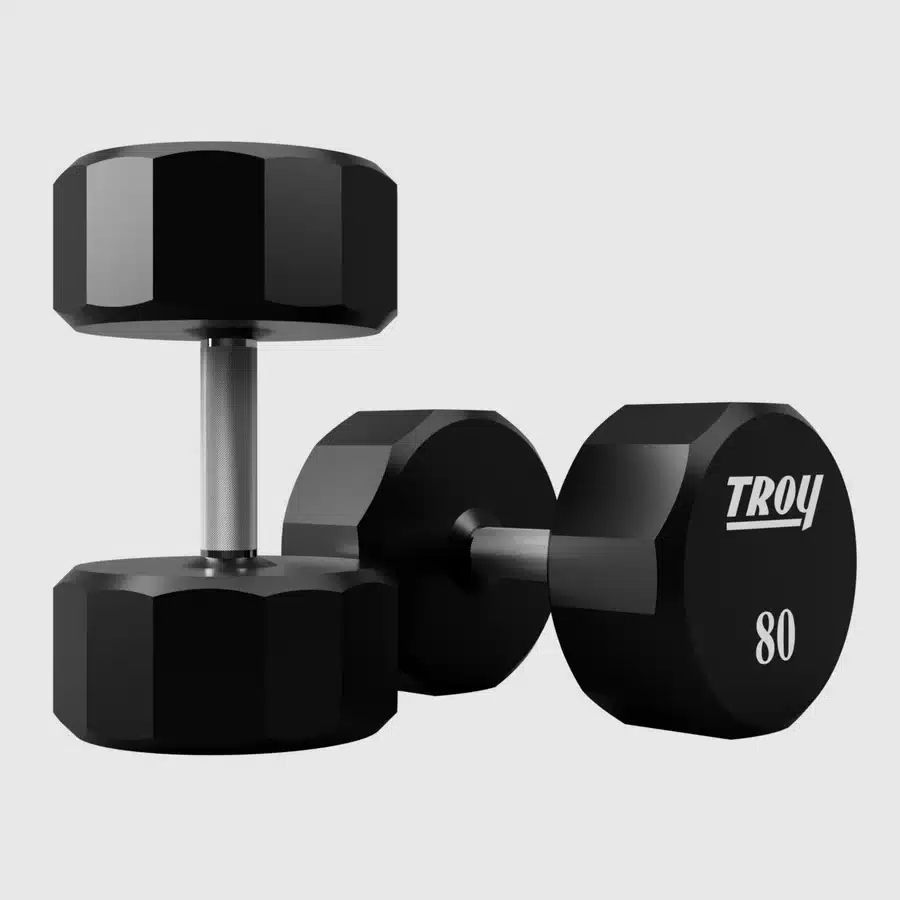 Troy 12 Sided Urethane Dumbbell - Image 17