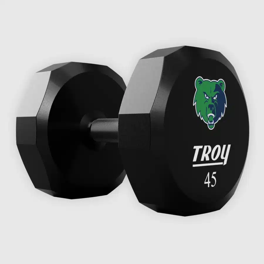 Troy 12 Sided Urethane Dumbbell - Logo - Image 4