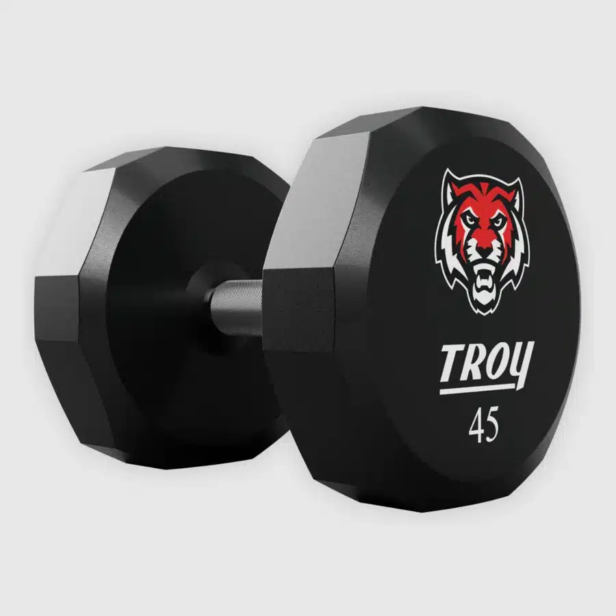 Troy 12 Sided Urethane Dumbbell - Logo - Image 5