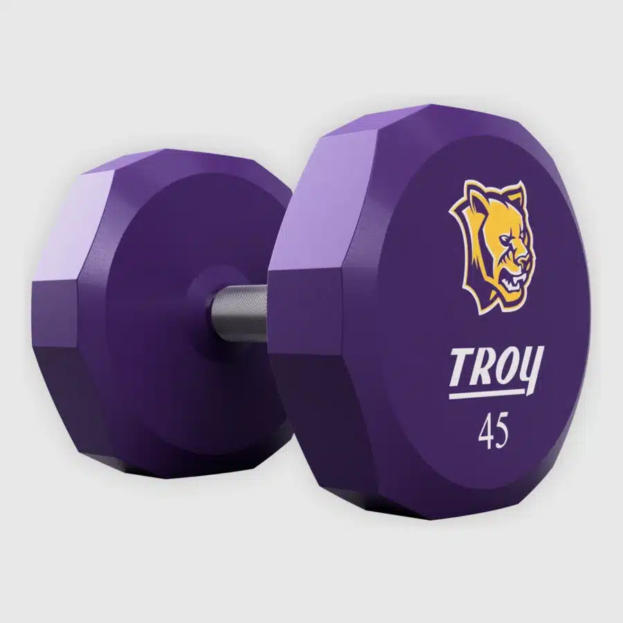 Troy 12 Sided Urethane Dumbbell - Logo - Image 8