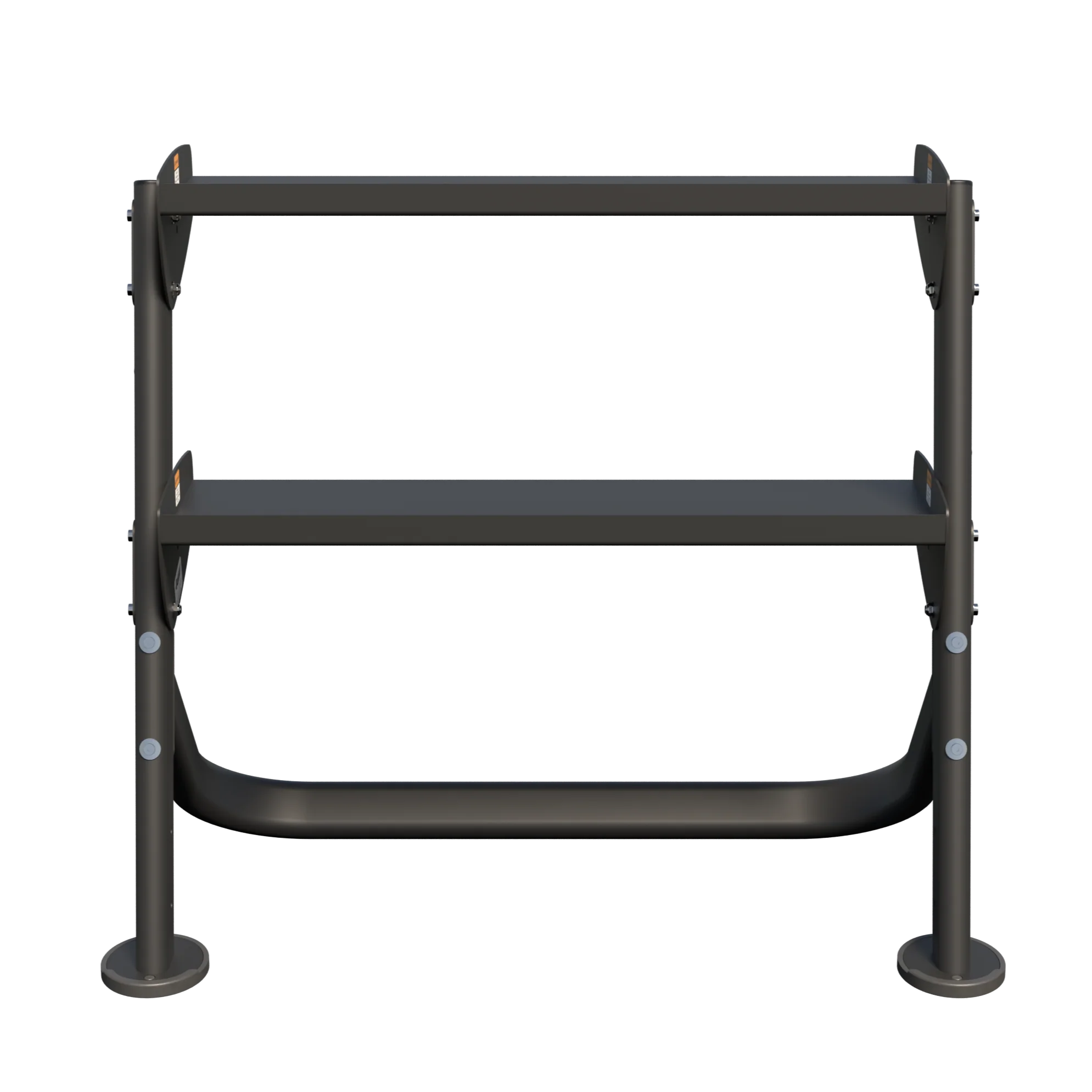 Hoist Fitness 36" Dumbbell Rack (2-Tier) - Image 2