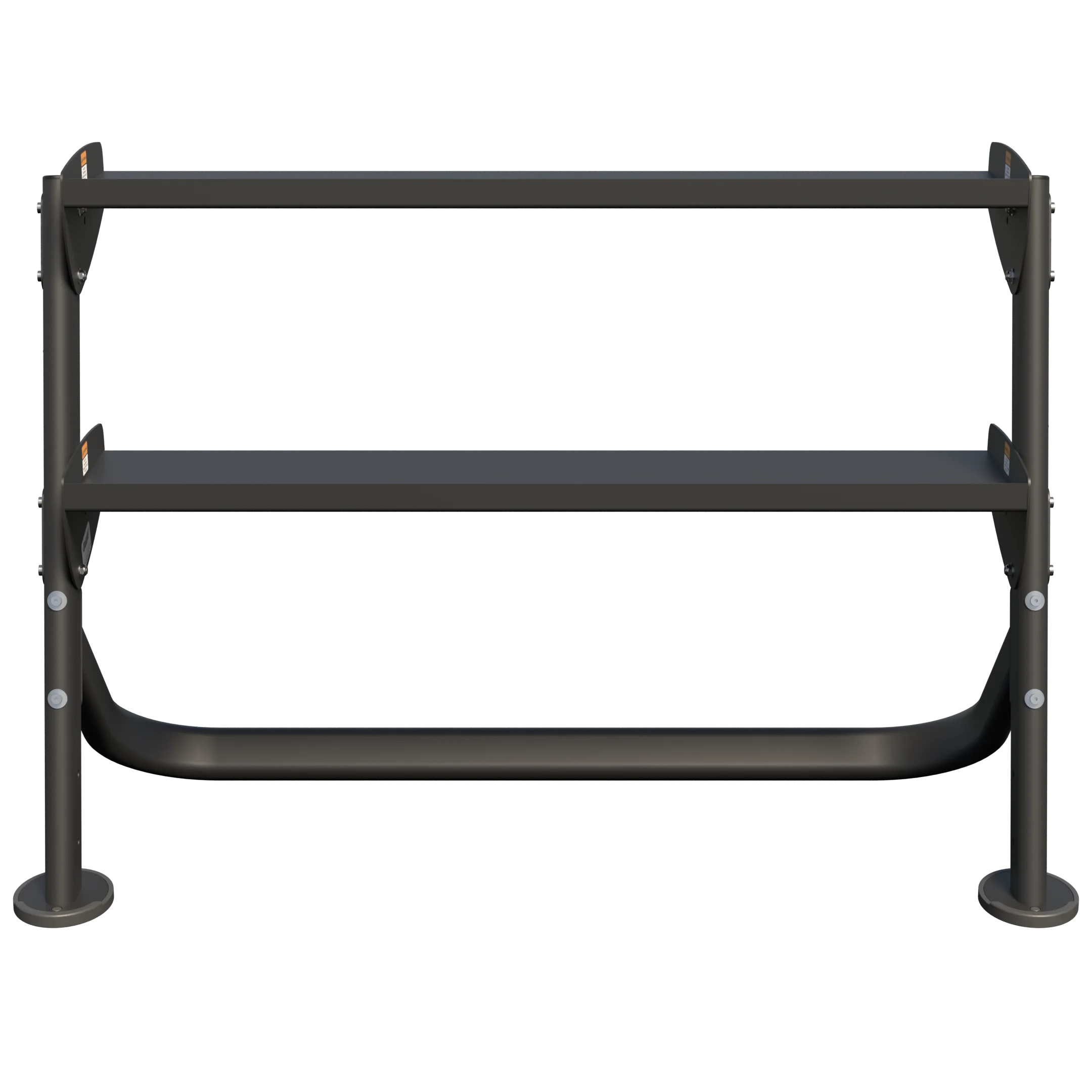 Hoist Fitness 48" Dumbbell Rack (2-Tier) - Image 2