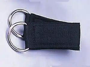 Kamparts Nylon Ankle Strap with 2-D Rings - No Velcro