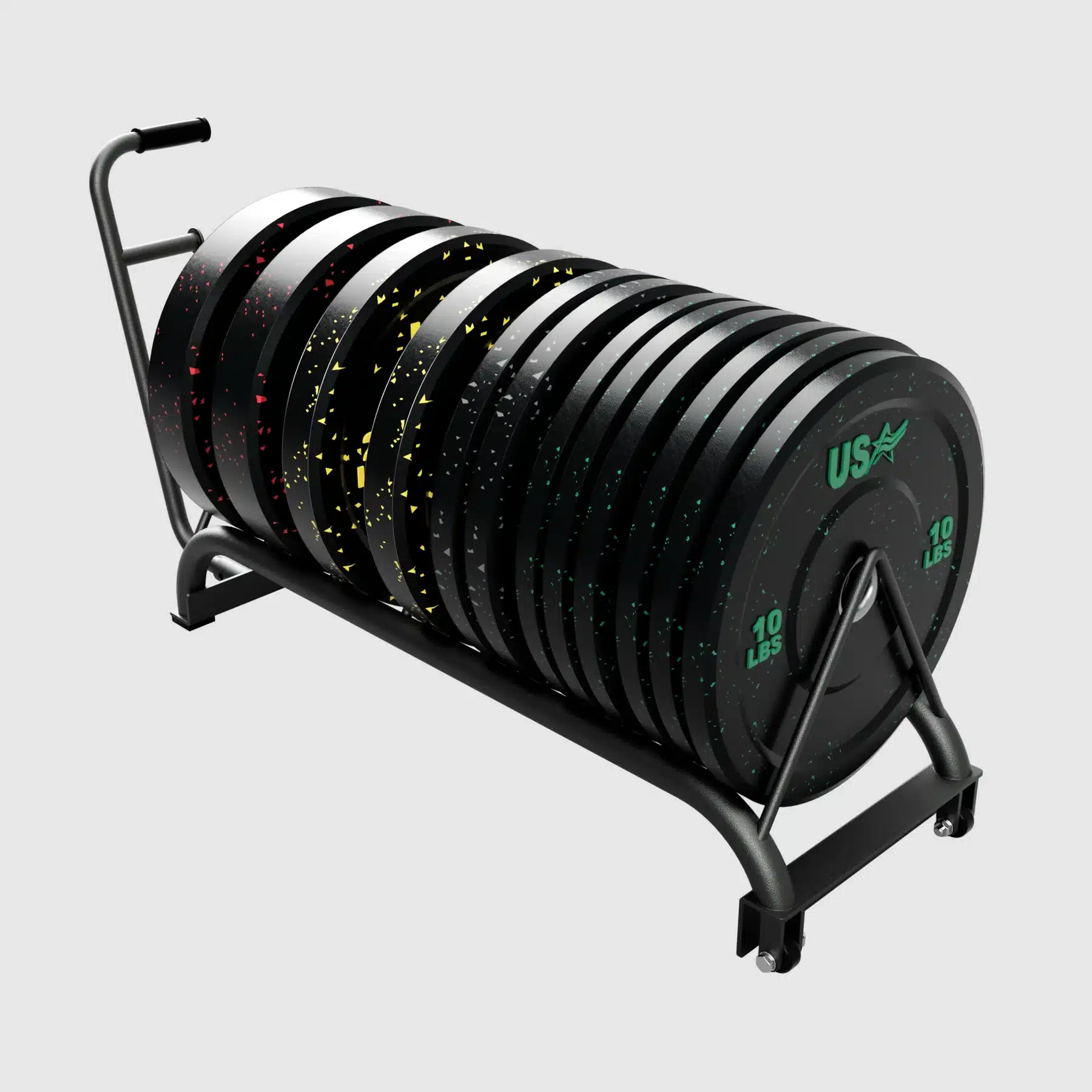 Troy Horizontal Bumper Plate Rack - Image 5