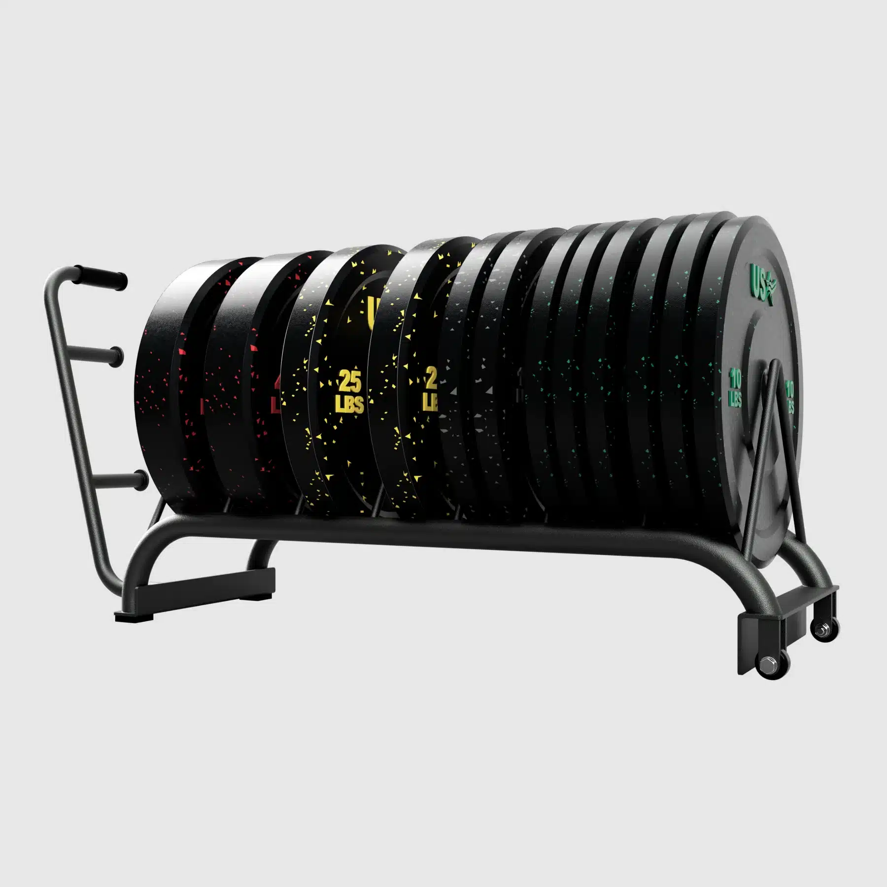 Troy Horizontal Bumper Plate Rack - Image 3